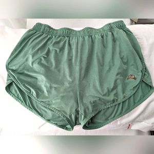 Tracksmith women's Twilight split shorts Large, good condition, mint green